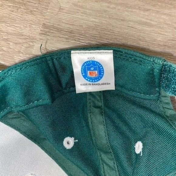 Vintage Logo Athletic New York Jets Hat 90s Spell Out Script Youth Kids Size - Picture 6 of 7